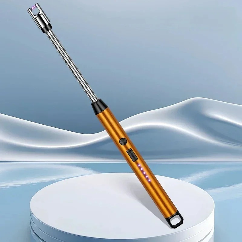 Arc Lighter USB Windproof Flameless 360° Electric Arc BBQ Lighter Plasma Ignition Long Kitchen Lighters Gas Lighter for Candle Gas Stove - Image 5